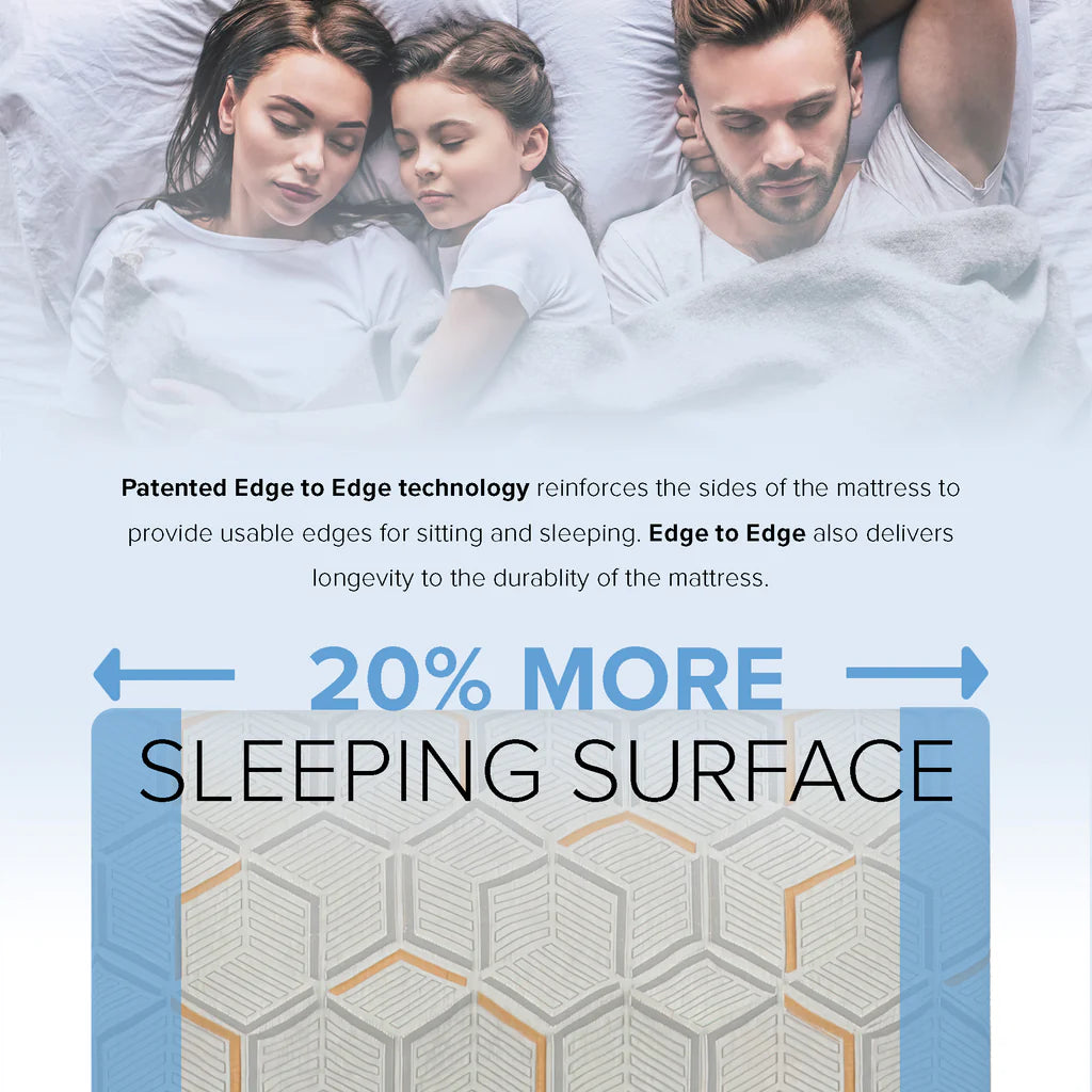 14” HYBRID COPPER-GEL INFUSED MEMORY FOAM MATTRESS - PLUSH