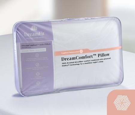 DreamComfort Solo Standard/Queen Pillow - 4 The Abode, DreamComfort Solo Standard/Queen Pillow, DreamFit, Pillow, dreamcomfort-solo-standard-queen-pillow, Bedding, DreamFit, Pillow, [Amazon]